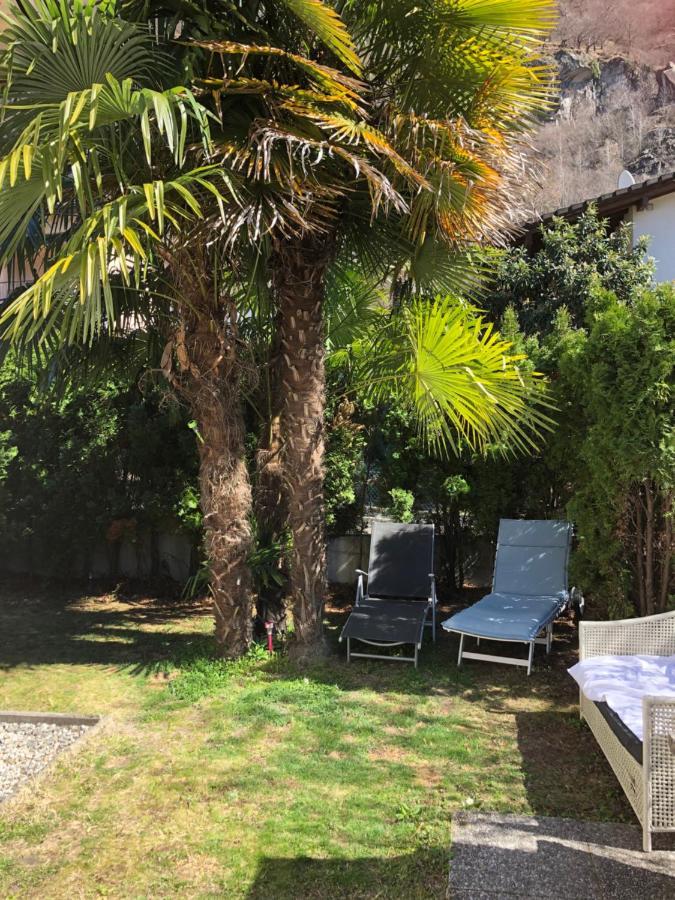 Gemuetliche Ferienwohnung Mit Garten Biasca Extérieur photo